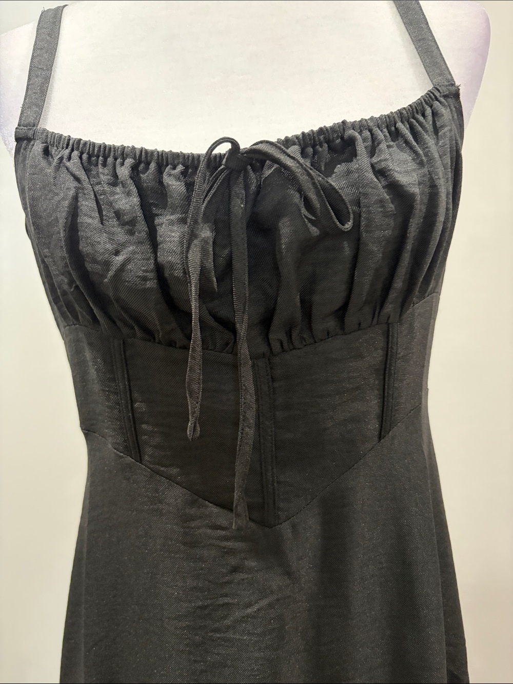 SHEIN Black Sleeveless “Corset” Maxi Dress - Picture 3 of 5